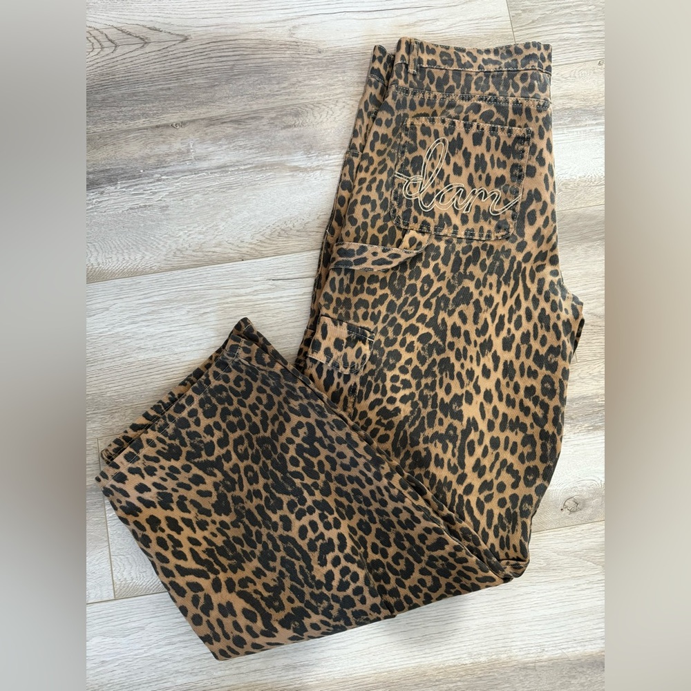 NWT Damson Madder Leopard Cargo Pant